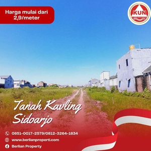 tanah kavling gedangan sidoarjo siap bangun cepat