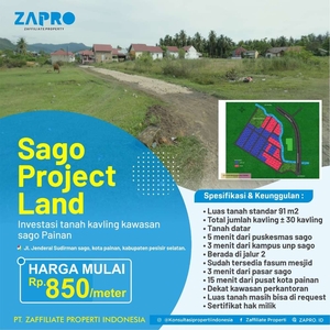 Tanah Kavling Investasi Kawasan Sago Painan