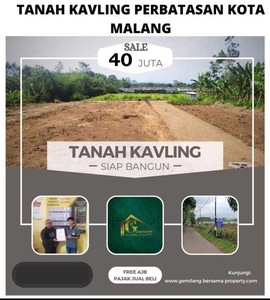 Tanah Kavling Kedungrejo Pakis Malang murah dekat Exit Toll madyopuro