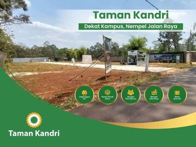 Tanah kavling strategis dekat kampus Unwahas gunungpati