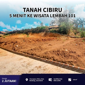 Tanah Strategis 10 Menit Dari Jalan Raya Cipadung Bandung SHM