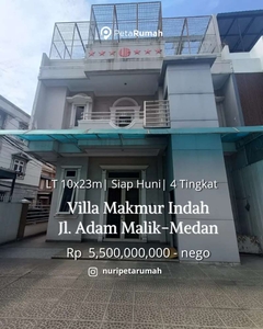 Villa Komplek Makmur Indah Jalan Makmur - Adam Malik