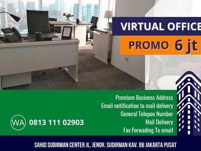 Virtual Office di Lokasi Premium Sahid Sudirman Center Jakarta Pusat