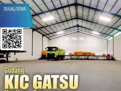 Gudang strategis tengah kota Semarang dekat tol dijual di Kawasan industri candi KIC Gatsu Ngaliyan semarang barat
