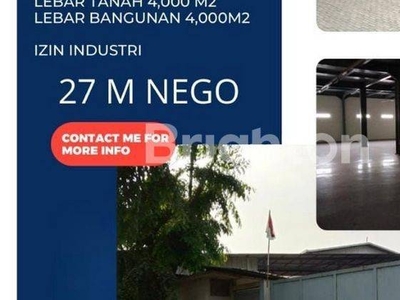 Pabrik / Gudang Jalan Iskandar muda n Neglasari Tangerang Dekat Bandara Soekarno Hatta 4000m2