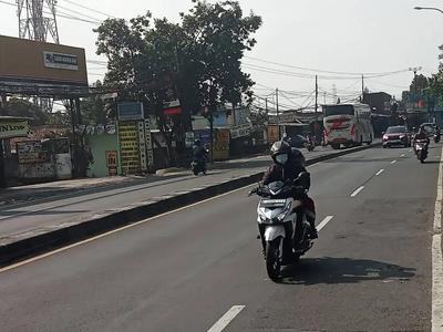 Dijual BU Tanah Pinggir Jalan Raya JKT-Bogor Dekat Gerbang Tol SHM