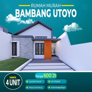 Dijual Rumah Komersil Tipe 45 Lokasi Jalan Bambang Utoyo
