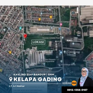 Dijual Sangat Murah Tanah Kavling Besar di Kelapa Gading Jakarta
