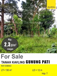 DIJUAL TANAH DI GUNUNG PATI K8130