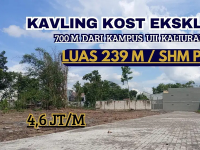 Dijual tanah murah dekat banget UII KALIURANG, SHM P