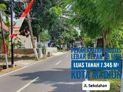 DIJUAL Tnh Pekarangan, samp Kantor DPD Golkar-KOTA MADIUN Apikk