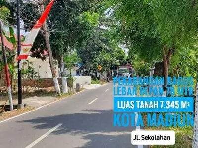 DIJUAL Tnh Pekarangan, samp Kantor DPD Golkar-KOTA MADIUN Berkelass