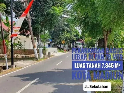 DIJUAL Tnh Pekarangan, samp Kantor DPD Golkar-KOTA MADIUN Cantik