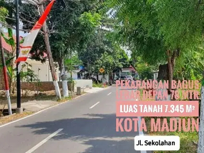 DIJUAL Tnh Pekarangan, samp Kantor DPD Golkar-KOTA MADIUN Prospektif