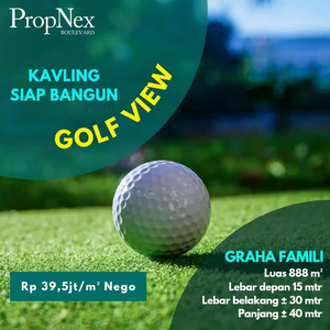 Kavling Golf View Graha Famili Surabaya Hadap Selatan