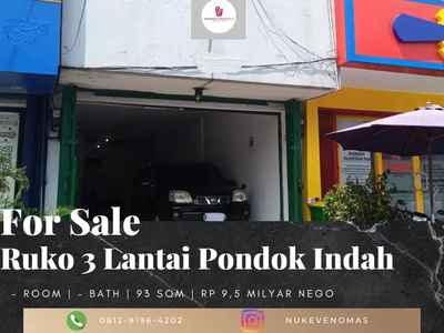 Ruko di Pondok Indah, Jakarta Selatan SHM