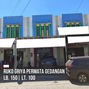 Ruko Sidoarjo 2 Lantai di Perum Griya Permata Gedangan, Siap Huni