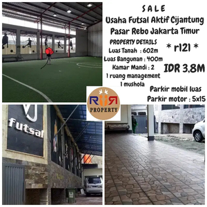 Sale Usaha Futsal Aktif Cijantung Jakarta Timur