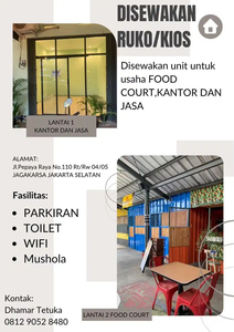 SEWA RUKO UNTUK KANTOR DAN FOODCOURT