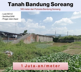 Tanah Bandung Belakang Polres Soreang SHM