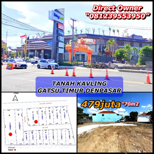 tanah murah gatsu timur Denpasar sisa 2 kavling