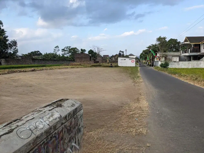 Tanah Sorogenen Kalasan Dekat Candi Sambisari Jalan Jogja Solo Sleman