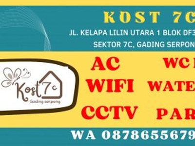 KOST Gading serpong Pria/ Wanita