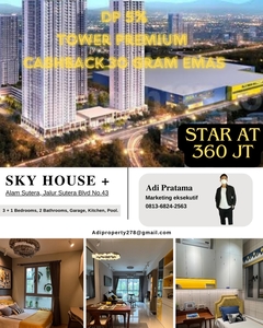 Di Jual Apartement Sky House BSD Furnished
