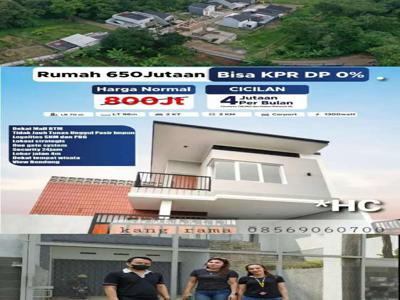 Rp Dijual 650Jt Rumah Villa Tingkat Di Pegunungan Bandung