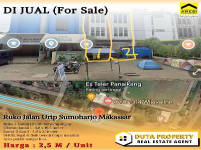 Ruko jalan Urip Sumoharjo Makassar