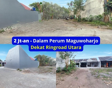 Dekat Ringroad MAGUWO; Murah 2 Jt-an Dijual Tanah Perumahan Jogja