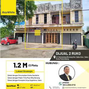 Di Jual Ruko 2 Pintu Jl. Sematang Borang Kel. Sako