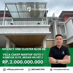 Dijual Rumah Komplek Givency One Cluster Blok BB