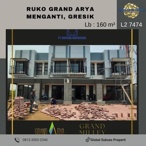 GRAND ARYA Ruko terluas, terjangkau, termewah Menganti Gresik