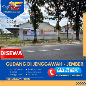 GUDANG BARU SIAP PAKAI DI JENGGAWAH JEMBER