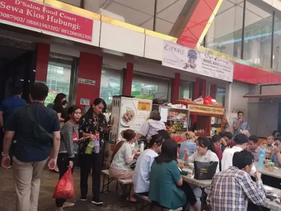 Lapak Usaha Food Court Kantin Kuliner Puja Sera Warung Makan RAMAI BGT