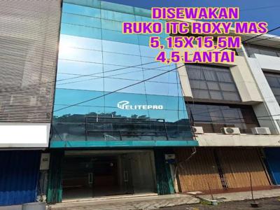 DISEWAKAN RUKO DI ITC ROXY MAS JAKARTA BARAT