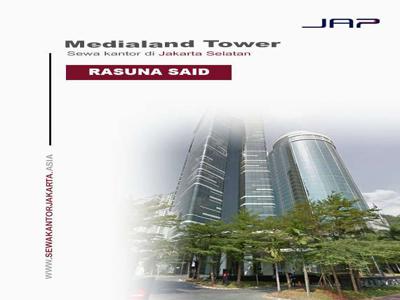 Sewa Kantor Medialand Tower Luas 200 m2 Partisi Jakarta Selatan