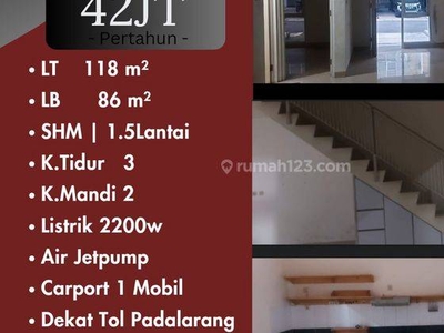 rumah siap huni , one gate cluster aman dkt tol (mei)