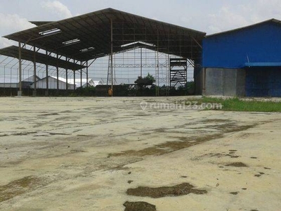 Tanah Bonus Gudang Lokasi Strategis Pinggir Jalan Raya Desa Rawaurip, Kab. Cirebon
