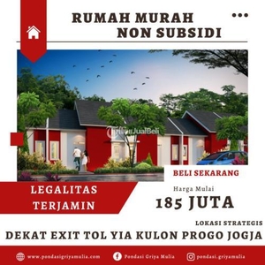Dijual Rumah Tipe 30 2KT 1KM Strategis, Asri Bebas Banjir dan Polusi - Yogyakarta