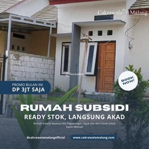 Jual Rumah Murah Subsidi Bergaransi Fasilitas Premium di Sukun Wagir - Malang