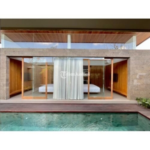 Jual Villa Desain Modern 1 Lantai Ada Private Pool dekat Pantai Batu Balong - Badung