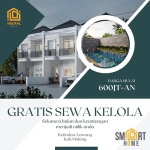 Jual Rumah Baru Konsep Villa Gaya Klasik Eropa di Naufal Hills - Malang Jawa Timur