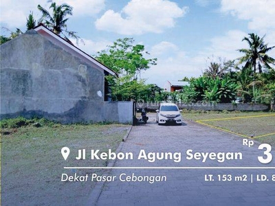 Tanah di Jl Kebon Agung, Sleman SHM