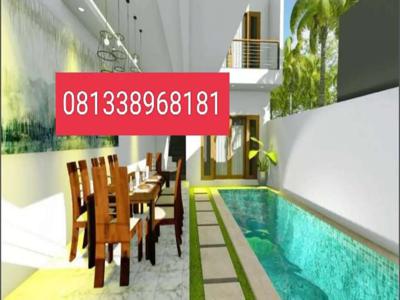 For sale villa baru 2lt ada pool furnished anyar kerobokan dkt canggu