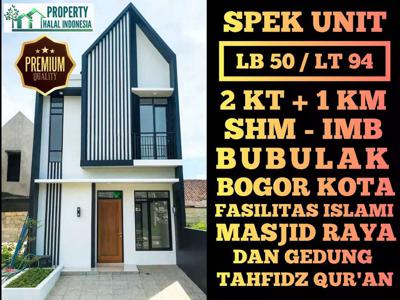 Rumah Syariah Siap Huni Bogor Kota LT. 94 m2 KPR Tanpa Bank - SHM IMB