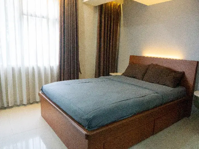 apartemen tipe studio bebas jam checkin, bisa half day