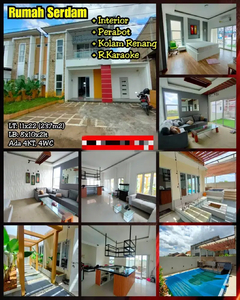 D jual cpt rmh d serdam lngkp dg interior, kolam renang, dsbny