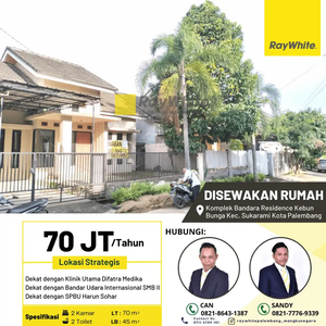 Di Sewa Rumah di Komplek Bandara Residence Kebun Bunga